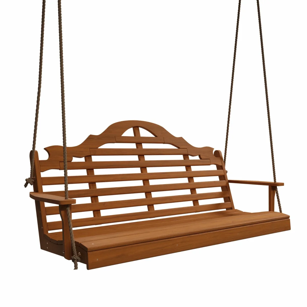 Keystone Amish Co. 5 Foot Milan Red Cedar Porch Swing without Cupholders - Image 3
