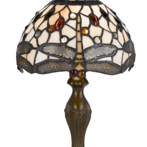 Tiffany Dragonfly Lamp with Zinc Base