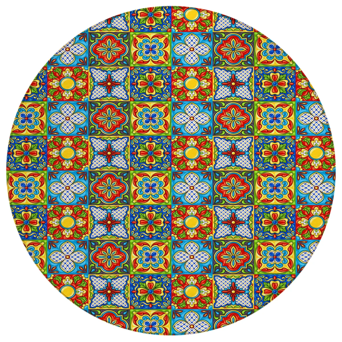 Kendall Talavera Inspired Polyester Area Rug - Image 8