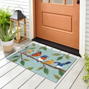 Liora Manne Frontporch Birds On A Branch Indoor/Outdoor Rug