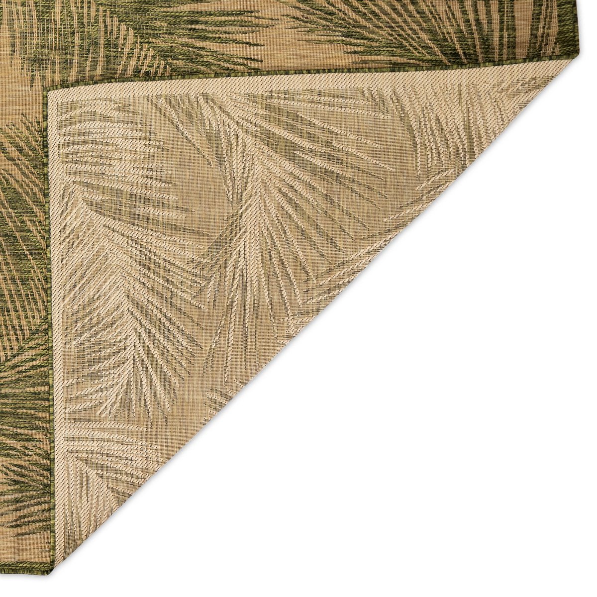 Liora Manne Carmel Fronds Indoor/Outdoor Area Rug Green 4'10" x 7'6" - Image 7
