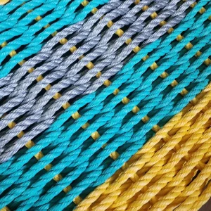 Five Stripe Lobster Rope Mat