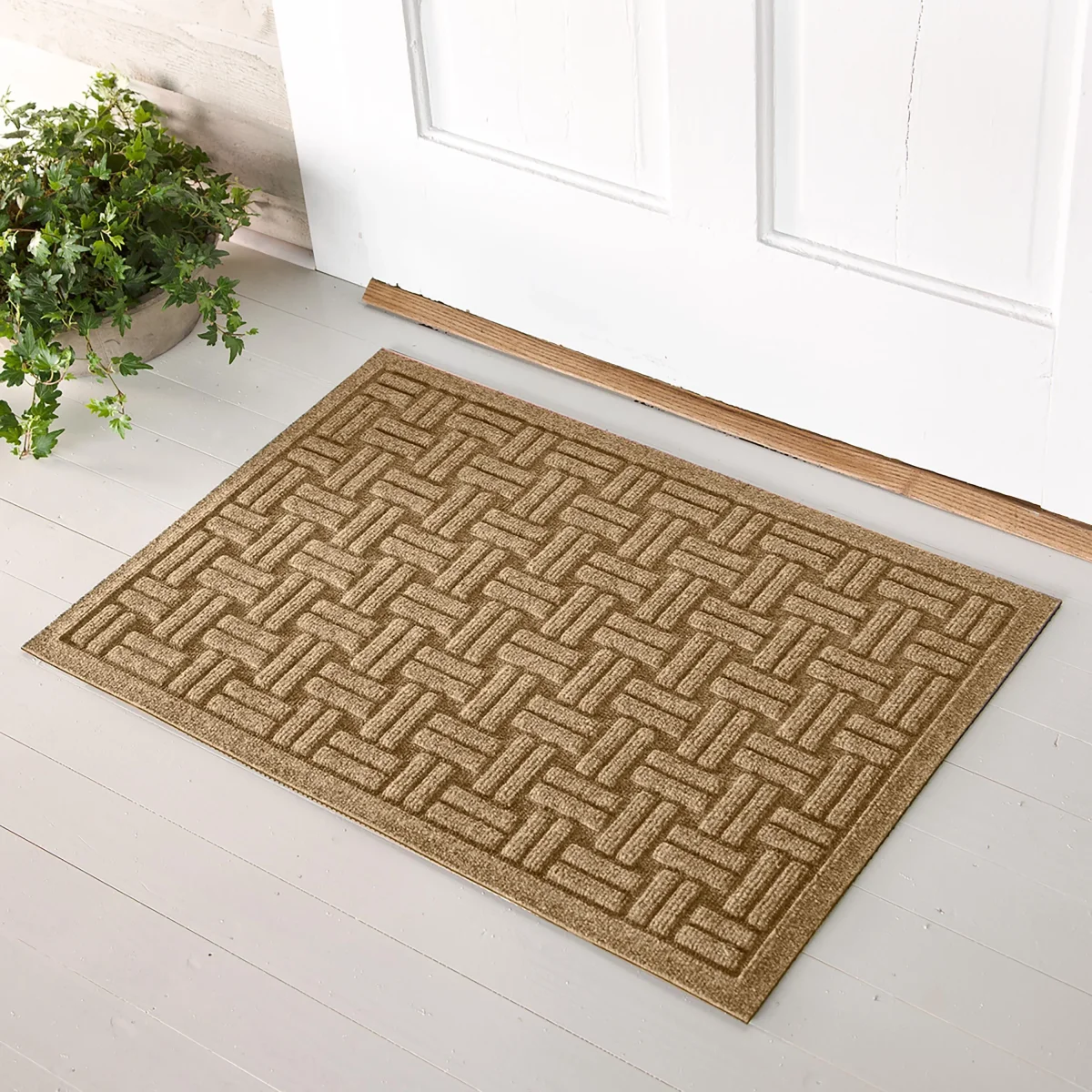WaterHog® Basket Weave Doormat, 3' x 7' - Image 6