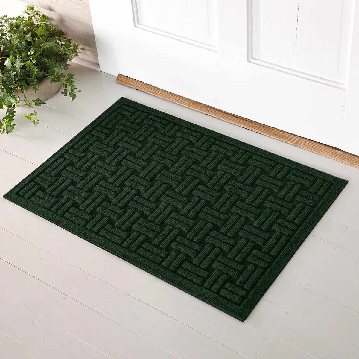 WaterHog® Basket Weave Doormat, 3' x 7' - Image 7