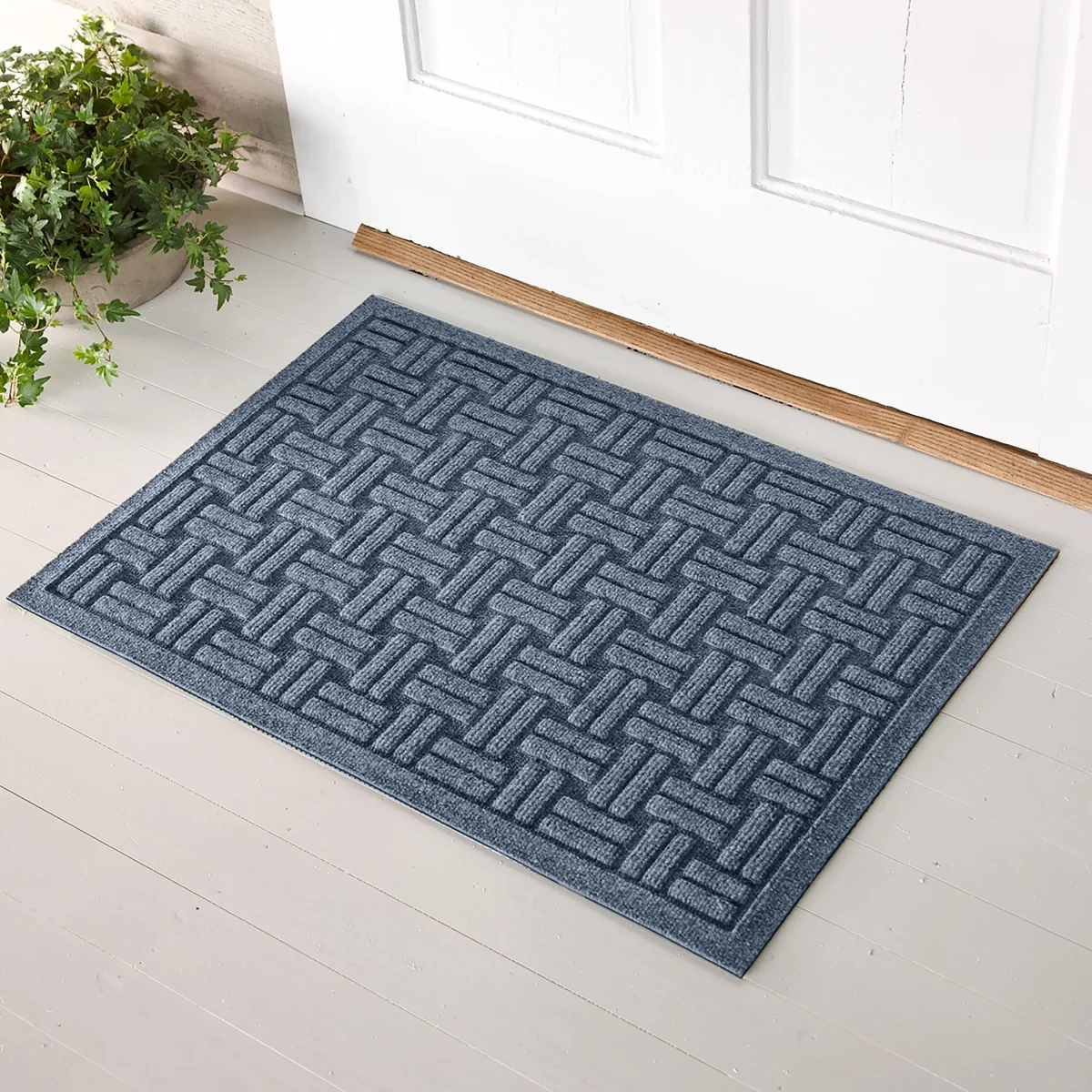 WaterHog® Basket Weave Doormat, 3' x 7' - Image 3